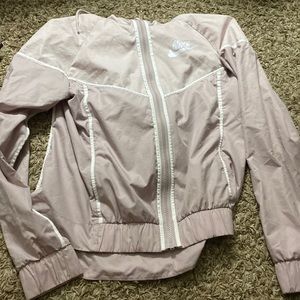 Womens Rosegold Nike Windbreaker